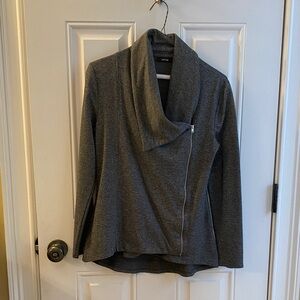 Apt. 9 Charcoal Drape Collar Jacket